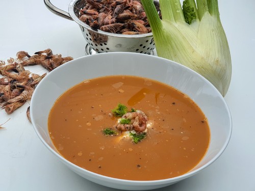 1 liter Schaaldieren Bisque